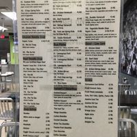 Menu at Pho Eatery in Rockville