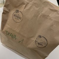 food packaging  at The Burgers in Hlavni Mesto Praha