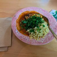 Vegan Mousakka at Pilz Imbiss at Pilz Imbiss in Berlin