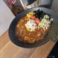 shio/yuzu vegan ramen  at Ramen by Maru in Ljubljana
