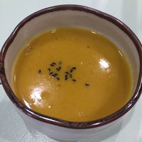 Kaboocha squash soup  at Jack and the Beanstalk in Busan