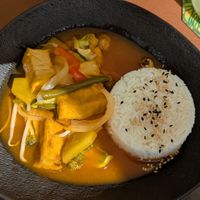 sweet and sour veggies with tofu at YAMA Asia Fusion Kitchen in Tirol