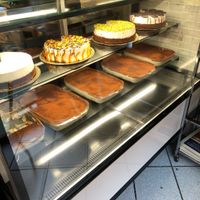 Vegan desserts at Alhambra Cafe in Milan