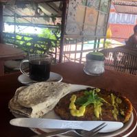 Delicious plate at Umbrella Cafe in Pokhara