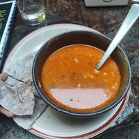 Tom Yum Coco W/ Millet Roti at Umbrella Cafe in Pokhara