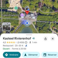 Locationn  at Kasteel Rivierenhof in Vlaanderen