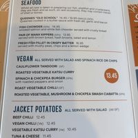 Menu  at The Sound Cafe in Port Erin