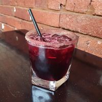 Hibiscus Margarita-- YUM!! at El Borracho - Ballard in Seattle