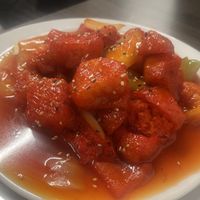 Sweet and sour Tofu  at Mii & U Oriental in Milton Keynes