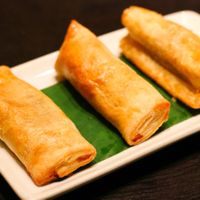 Four Mushroom Puffs at Ping Pong Dim Sum at Ping Pong Dim Sum in Dubai