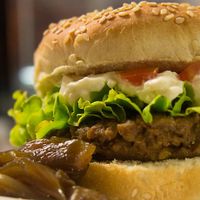 Melhor hambúrguer vegano da cidade! Qualidade e preço sem comparação. at Faz Bem - Asa Norte in Brasilia