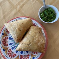Sambusa  at Hawwi Ethiopian in Alexandria