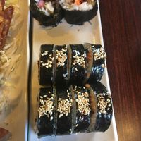 Vegan seaweed rolls at Whistle Pig Korean in Bozeman