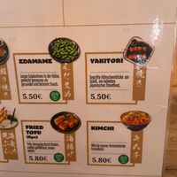 Menu at Kaito Ramen in Koblenz