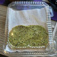 Not too happy about the huge plastic container 😕  at Beans & Brews in Nevada