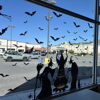 Halloween decor   at Beans & Brews in Nevada