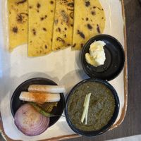 Vegan Sarson Saag and Makki Roti   at Brar's in Mississauga