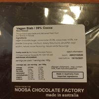 Vegan milk slab  at Noosa Chocolate Factory in Brisbane