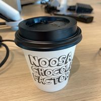 Hot chocolate at Noosa Chocolate Factory in Brisbane