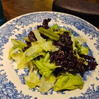 Green salad with olive oil at Boulevard Restaurant & Bakery in Samarqand Viloyati