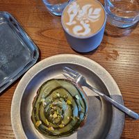 Pistacchio Brioche at BRÚ | speciality coffee & vegan bakehouse in Wroclaw