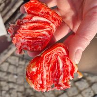 these amazing layers! at BRÚ | speciality coffee & vegan bakehouse in Wroclaw