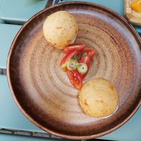 Muchin de manioc at Restaurant Equilibrio in Région Wallonne