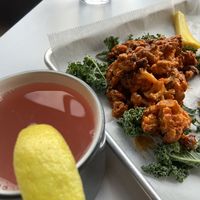 Wellness Toddy & Buffalo Cauliflower  at Chimera Cafe in Tulsa