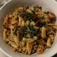 Vegan Campanelle with Tomatoes at Bravo in Jackson