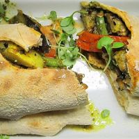 Vegan three course meal.  at Bravo in Jackson