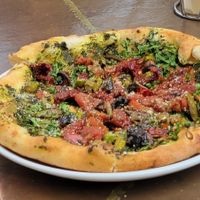 Vegano pizza at Bravo in Jackson