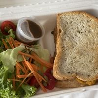 Pumpkin hummus & roast vege rye bread sandwich from RGB, Kuala Lumpur  at RGB and The Bean Hive in Kuala Lumpur