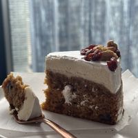 Their carrot 🥕 cake - a feast   at RGB and The Bean Hive in Kuala Lumpur