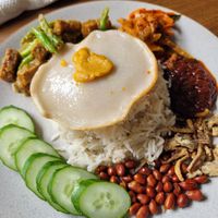 Vegan nasi lemak at RGB and The Bean Hive in Kuala Lumpur