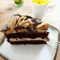 AWESOME vegan cake! at RGB and The Bean Hive in Kuala Lumpur