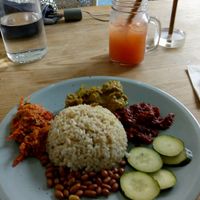 Vegan Nasi Lemak at RGB and The Bean Hive in Kuala Lumpur