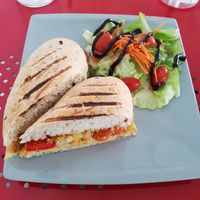 Roast veggie panini at RGB and The Bean Hive in Kuala Lumpur