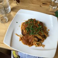 Pasta with vegan balls at RGB and The Bean Hive in Kuala Lumpur