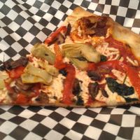Vegan Pizza at Pop Up Pizza in Las Vegas, NV at Plaza Hotel - Pop Up Pizza in Las Vegas