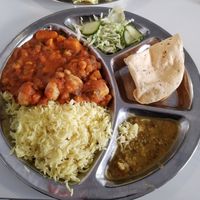Curry lunch special from July 3, 2019 at OmNam in Helsinki