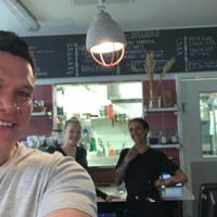 The kind staff! at OmNam in Helsinki