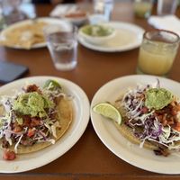 Vegan Beyond Meat Tacos and Margaritaas  at Cantina Mayahuel in San Diego