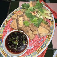 fried tofu  at Fortunate Son Chinese in San Diego