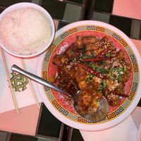general tso’s cauliflower  at Fortunate Son Chinese in San Diego