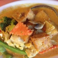 yellow curry at Thai Taste in Loganville