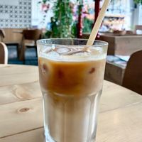Iced oat latte  at The Growhouse by One Life in Dubai