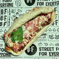 Special falafel sandwich  at Operation Falafel - Dubai Hills Mall in Dubai