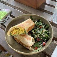 Veganer Burrito  at La Luna Hiri in Southern Province
