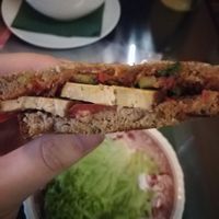 Sandwich at Cafe Schnurrke in Cologne