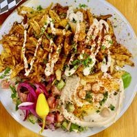 Shawarma bowl  at BeeWali's Vegan AF - West in Los Angeles